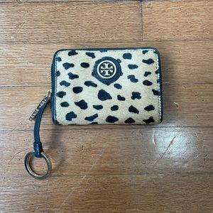 Used Tory Burch Key Ring Mini Wallet